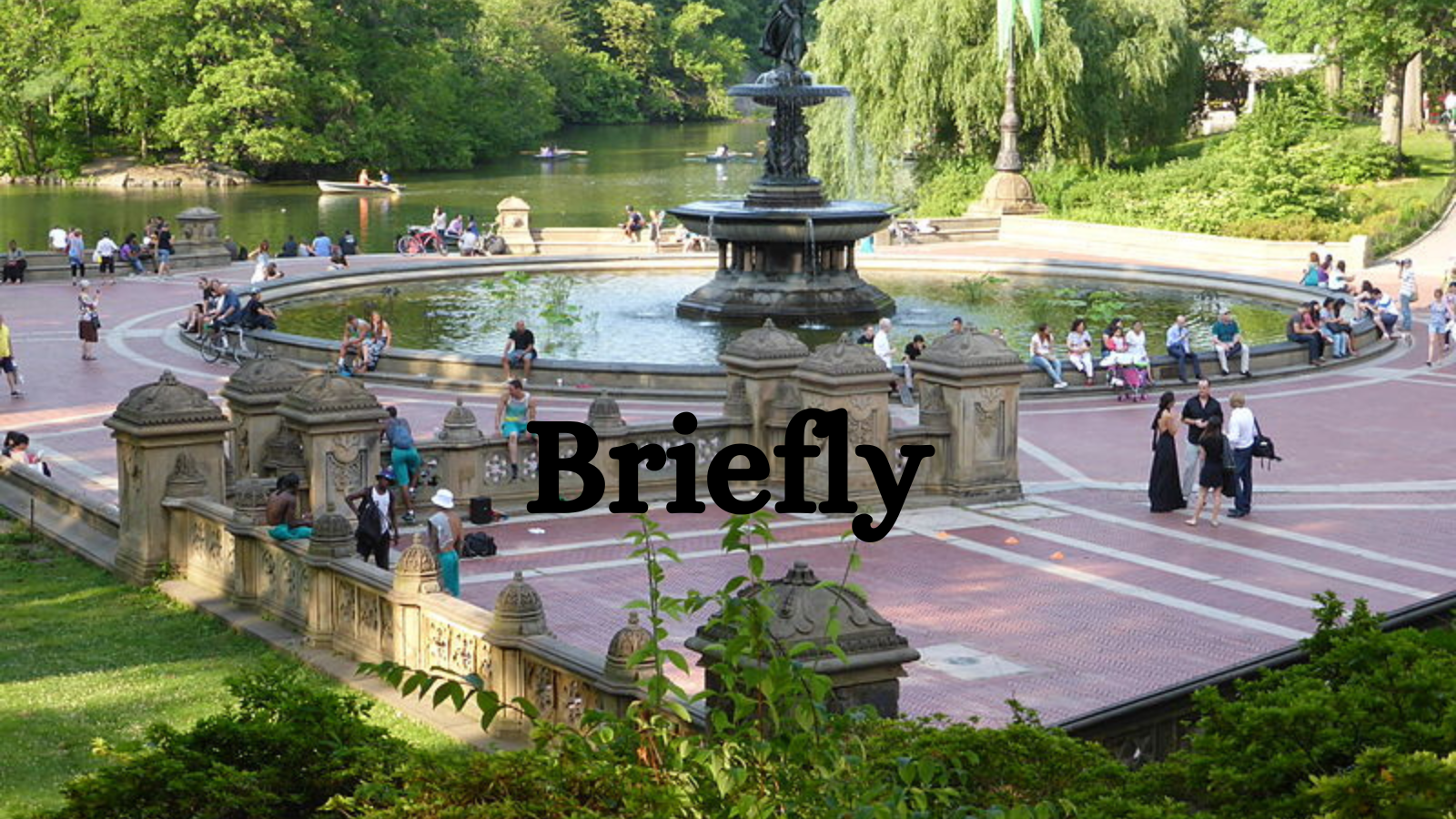 A gorgeous day at Bethesda Fountain