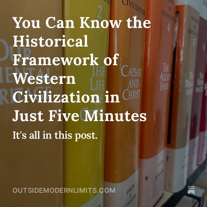 History of Western Civilization in Just Five Minutes