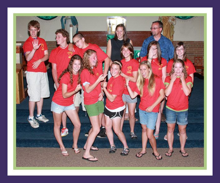 Holy Angels Teens on Mission Trip
