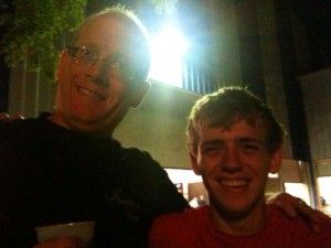 Eric with Michael
